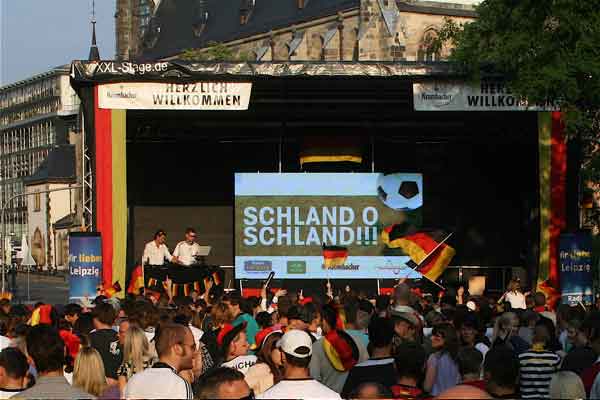 Fanfest in Leipzig - Fußballfieber in Gaststätten und auf der Gottschedstraße