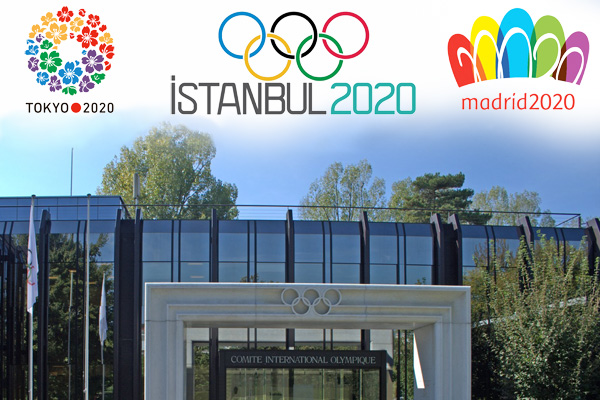 Candidate Cities für die Olympischen Spiele 2020 sind Istanbul, Madrid und Tokio 
