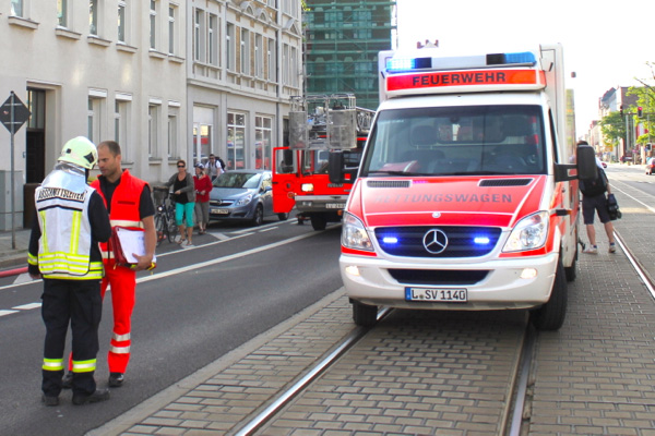 Mehrere Verletzte bei Wohnungsbrand in Leipzig-Gohlis