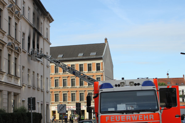Wohnungsbrand in Leipzig-Gohlis - Feuer brach im Kinderzimmer aus