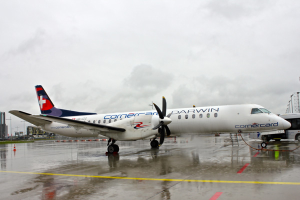 Erste Landungen von Darwin Airline in Leipzig schon vor Aufnahme des Linienbetriebs