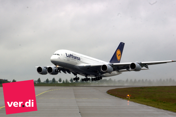 Lufthansa und ver.di einigen sich auf Tarifvertrag