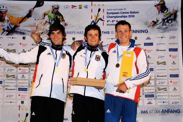 Kanu-Slalom Junioren- und U23-Europameisterschaften 2010 am Samstag in Markkleeberg beendet 