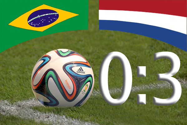 Fussball WM 2014 - Holland gewinnt Spiel um Platz drei gegen Brasilien