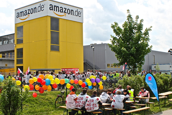 Wieder Tagesstreik bei Amazon in Leipzig