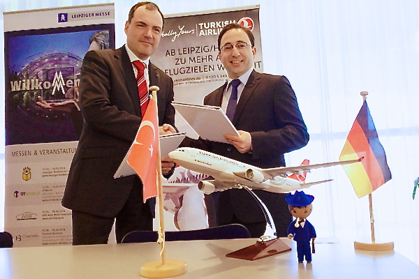 Turkish Airlines und Leipziger Messe vereinbaren engere strategische Zusammenarbeit