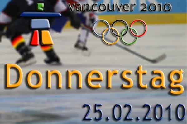 XXI. Olympische Winterspiele in Vancouver – die Entscheidungen am Donnerstag