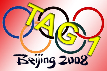 Olympische Spiele 2008 in Peking - Erster Wettkampftag beendet