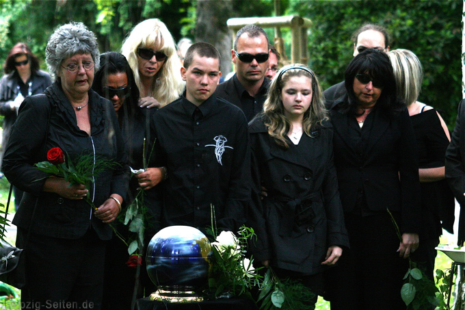 Abschied der Familie